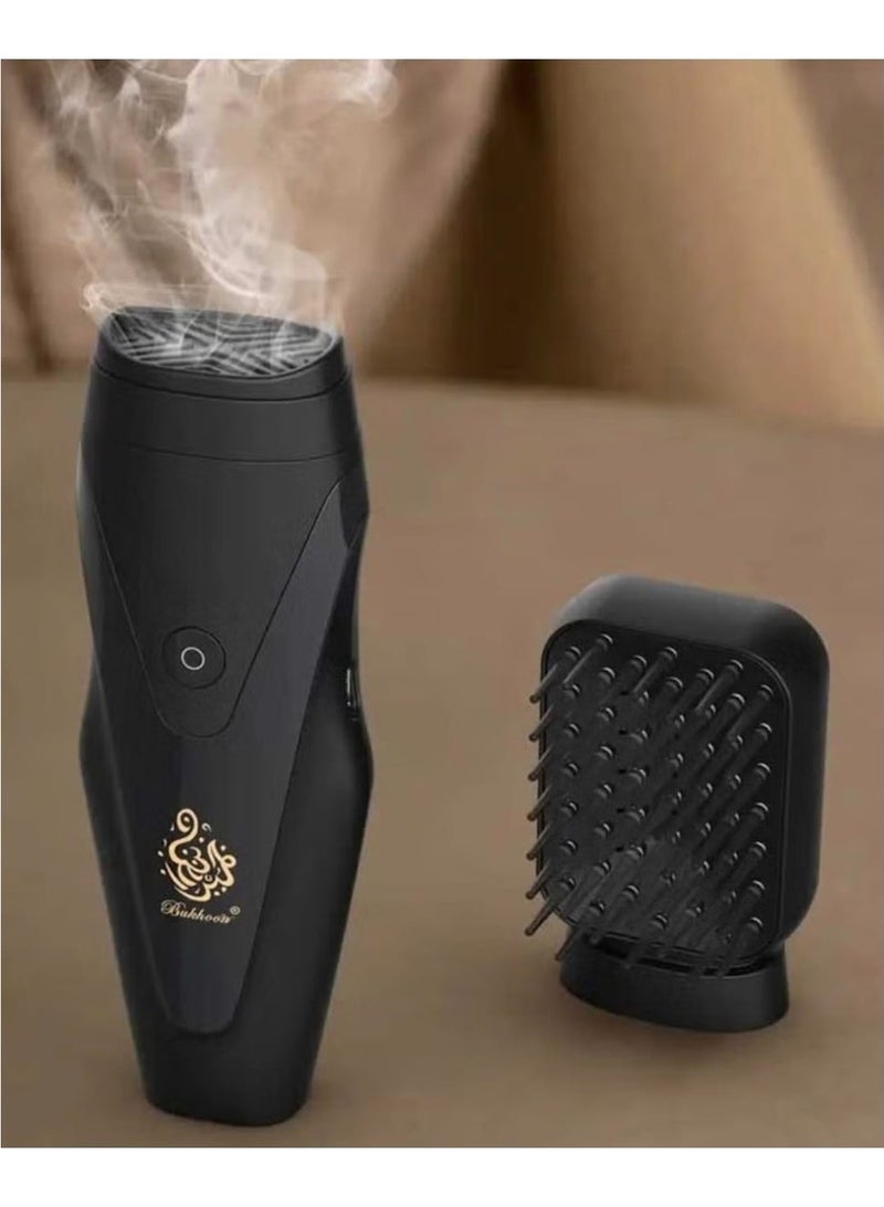 بخور مبخرة الشعر الذكية مبخرة الكترونية ذات مشط محمولة متعددة الاستخدام مع منفذ شحن USB - Image 4